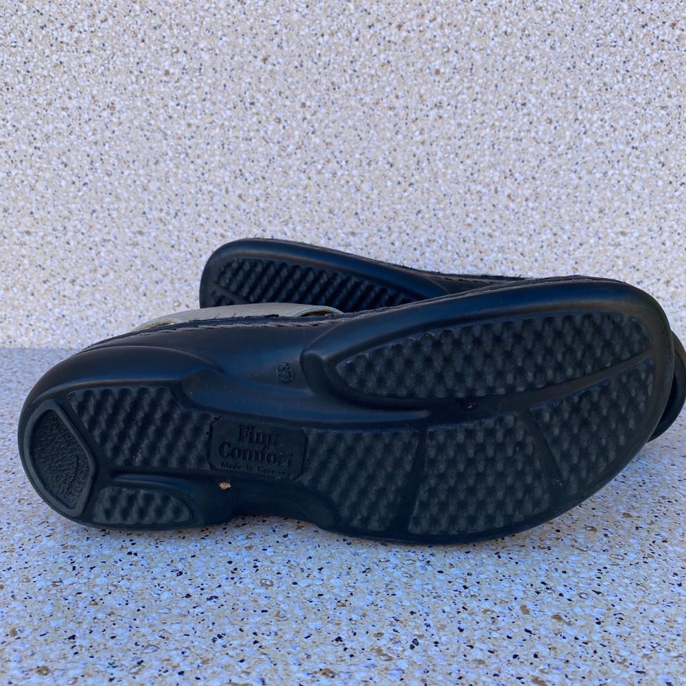 FINN COMFORT Strap Sandals Sling Back Leather Comfort Size 37 - Picture 9 of 16
